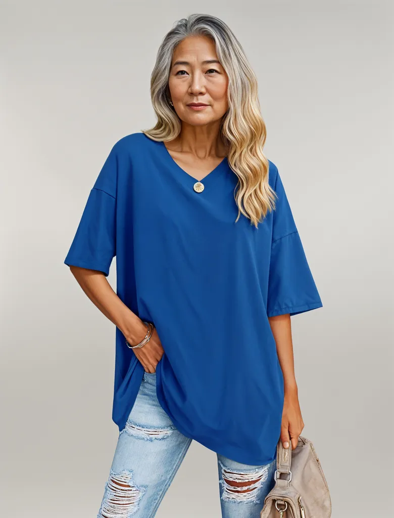 Melania | Blouse à décolleté en V