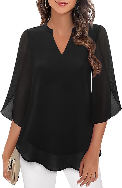 Fiona | Blouse Chic avec Design Superposé