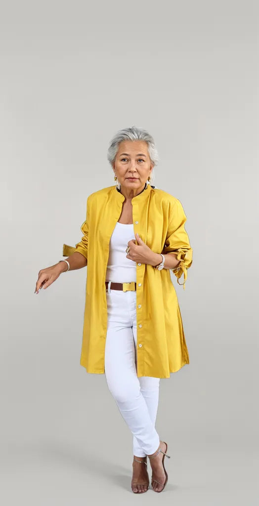 Nelly | Cardigan Élégant Chemise